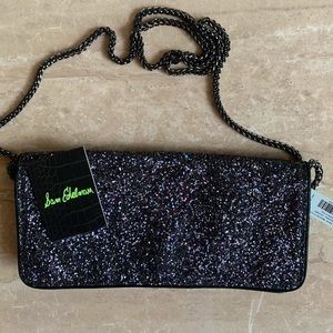 NWT sam Edelman waverly clutch purse midnight teal